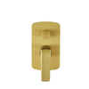 High Quality In-Wall Mounted Single Handle Brushed Gold Shower Mixer Valve Concealed Shower Faucet