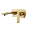 Modern Luxury Gold Wall Mounted Concealed Tap Wash Mixer Single Handle Hot And Cold Water Bathroom Faucet